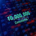دانلود فوتیج شمارنده نظرات رسانه های اجتماعی صفر تا 10000000