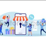 دانلود وکتور فروشگاه، کارآفرین