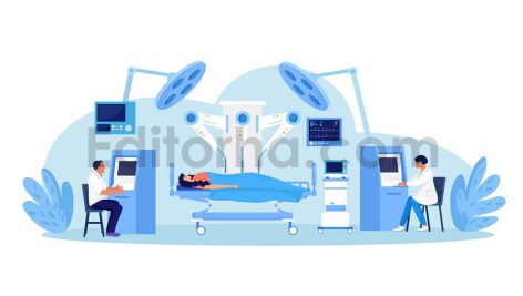 دانلود وکتور جراحی رباتیک