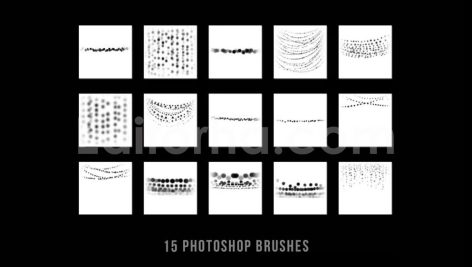 دانلود براش بوکه فتوشاپ Bokeh string light effects photoshop brushes