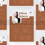 دانلود فایل لایه باز رزومه مینیمال