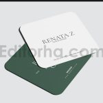 دانلود طرح لایه باز موکاپ کارت ویزیت مربع