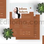 دانلود فایل لایه باز رزومه مینیمال