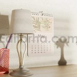دانلود فایل لایه باز موکاپ تقویم دیواری