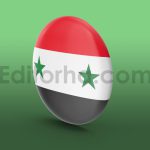 دانلود مدل آماده سه بعدی : پیکسل پرچم کشور سوریه