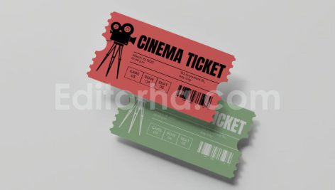 دانلود فایل لایه باز بلیط سینما