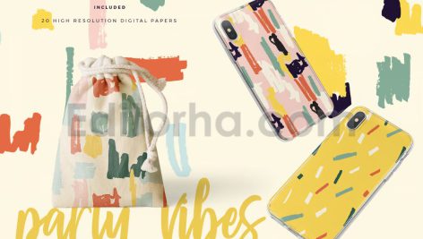 دانلود پترن آبستره خطوط ماژیک نشانگر Abstract Marker Strokes Patterns