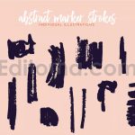 دانلود پترن آبستره خطوط ماژیک نشانگر Abstract Marker Strokes Patterns