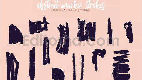 دانلود پترن آبستره خطوط ماژیک نشانگر Abstract Marker Strokes Patterns