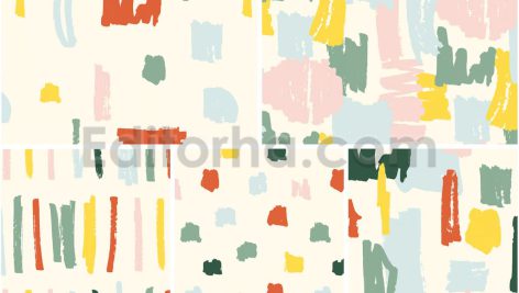 دانلود پترن آبستره خطوط ماژیک نشانگر Abstract Marker Strokes Patterns