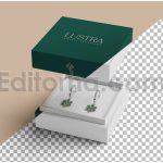 دانلود موکاپ لایه باز جعبه جواهرات Jewelry Box Mockup