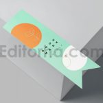 دانلود موکاپ بوک مارک، نشانک کتاب Book Mark Mockups