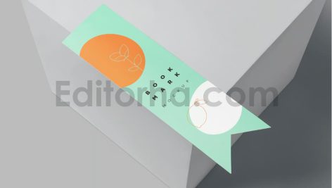 دانلود موکاپ بوک مارک، نشانک کتاب Book Mark Mockups