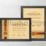 دانلود فایل لایه باز سرتیفیکیت کلاسیک