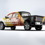 دانلود موکاپ کامیون پیکاپ Pickup Truck Mock-Up
