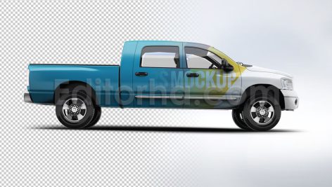 دانلود موکاپ کامیون پیکاپ Pickup Truck Mock-Up