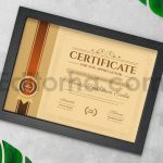 دانلود فایل لایه باز سرتیفیکیت کلاسیک