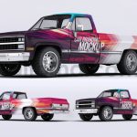 دانلود موکاپ کامیون ۴در۴ کلاسیک Classic 4×4 Truck Mockup