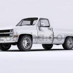 دانلود موکاپ کامیون ۴در۴ کلاسیک Classic 4×4 Truck Mockup