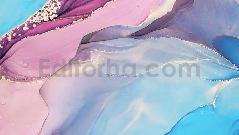 دانلود 28 تکسچر جوهر صورتی و آبی در الکل