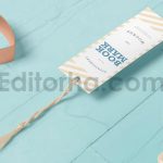 دانلود موکاپ بوک مارک، نشانک کتاب منگوله‌دار