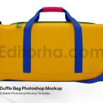 دانلود موکاپ کیف دافل Duffle bag mockup