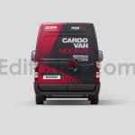 دانلود موکاپ ون کارگو Cargo Van Mockup Set