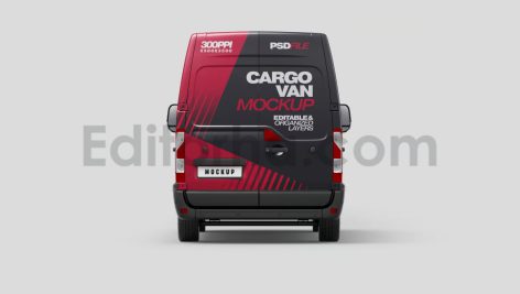 دانلود موکاپ ون کارگو Cargo Van Mockup Set