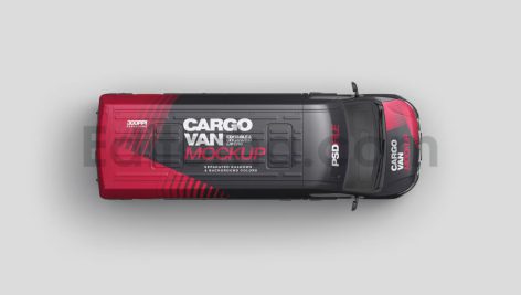 دانلود موکاپ ون کارگو Cargo Van Mockup Set