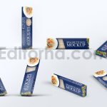 دانلود موکاپ جعبه اسپاگتی Spaghetti Box Mock-up