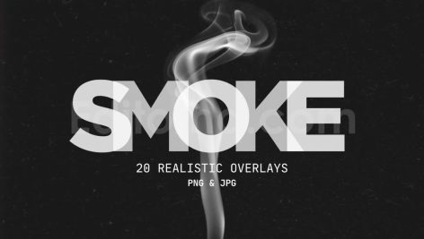 دانلود مجموعه ۲۰ تایی افکت اورلی دود ۲۰ Smoke Effect Overlays