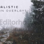 دانلود مجموعه ۲۵ تایی اورلی بارانی سری اول Realistic Rain Overlays