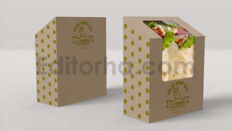 دانلود موکاپ بسته‌بندی فست فود Fast Food Boxes Vol.5: Take Out Packaging Mockups