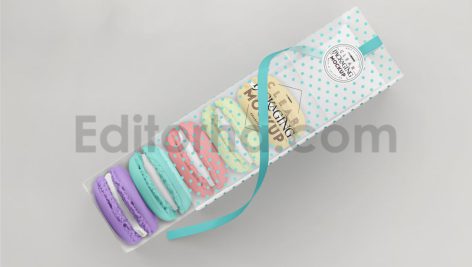 دانلود موکاپ بسته‌بندی جعبه کشویی شفاف Clear Sleeve Box Packaging Mockup