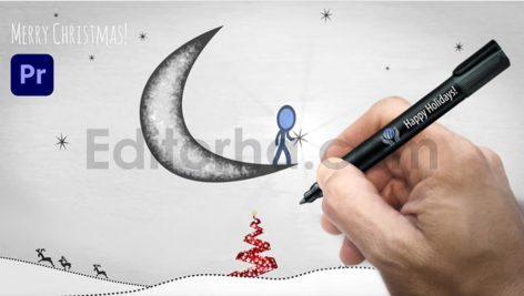 دانلود پروژه آماده پریمیر: وله تبریک کریسمس