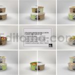دانلود پک ۸ تایی موکاپ بسته‌بندی جعبه کاغذی غذا Paper Food Box Packaging Mockups Vol. 08