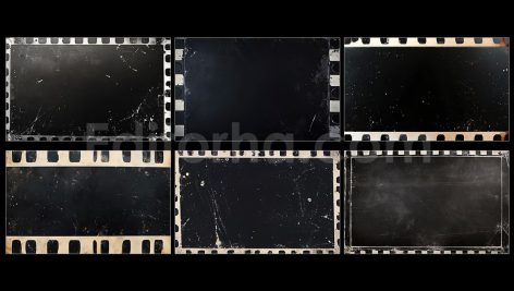 دانلود مجموعه ۱۰ تایی افکت فیلم قدیمی گرانج Grunge Old Film Frame Effect