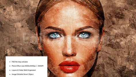 دانلود فایل لایه باز استایل فتوشاپی نفاشی آبستره