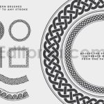 مجموعه وکتور پترن های سلتیک Celtic patterns vector bundle