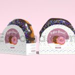 دانلود موکاپ جعبه مقوایی دونات Paper Donut Box Mockup