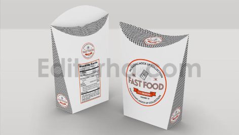 دانلود موکاپ بسته‌بندی بیرون بر فست فود Fast Food Boxes Vol.10: Take Out Packaging Mockups