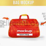 دانلود موکاپ کیف باشگاه Sport Bag Mockup