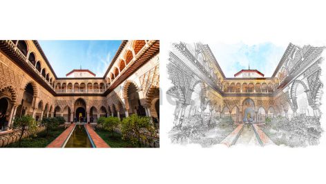 دانلود افکت عکس طراحی دستی Hand Draw Photo Effect