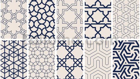 دانلود مجموعه پترن وکتوری اسلیمی