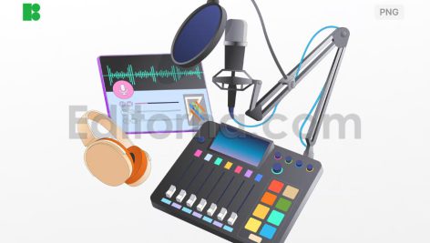 دانلود متریال تصویری پادکست