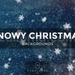 دانلود مجموعه ۸تایی بک گراند برفی کریسمسی Snowy Christmas Backgrounds