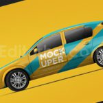 دانلود موکاپ ون و ماشین (۲ فایل فتوشاپ) Van and Car Mock-Ups