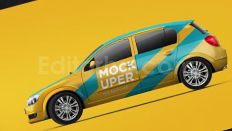 دانلود موکاپ ون و ماشین (۲ فایل فتوشاپ) Van and Car Mock-Ups