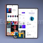 دانلود موکاپ ۵تایی گوشی هوشمند سامسونگ زد فلیپ Smartphone Samsung Z Fold 2 Mockup