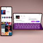 دانلود موکاپ ۵تایی گوشی هوشمند سامسونگ زد فلیپ Smartphone Samsung Z Fold 2 Mockup